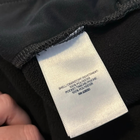 Lands’ End men’s black full zip fleece jacket size small - Picture 9 of 9